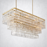 Sarika 3-Tier Rectangle Chandelier 60