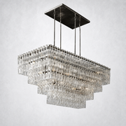 Sarika 4-Tier Rectangle Chandelier 72