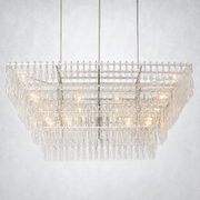 Sarika 4-Tier Rectangle Chandelier 72