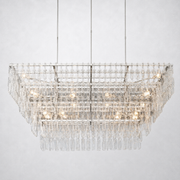 Sarika 4-Tier Rectangle Chandelier 72