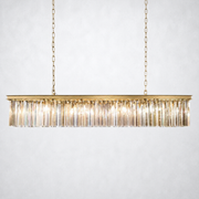 1920 Kaile Single Rectangular Chandelier