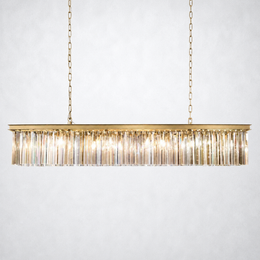 1920 Kaile Single Rectangular Chandelier
