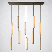 Aoudne Alabaster Linear Chandelier 54