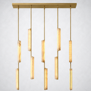 Aoudne Alabaster Linear Chandelier 54