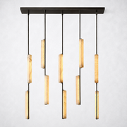 Aoudne Alabaster Linear Chandelier 54