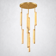 Aoudne Alabaster Round Chandelier 24