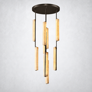 Aoudne Alabaster Round Chandelier 24