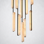 Aoudne Alabaster Round Chandelier 24