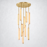 Aoudne Alabaster Round Chandelier 24