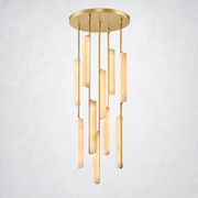 Aoudne Alabaster Round Chandelier 24