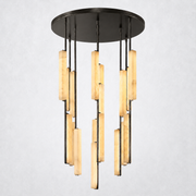 Aoudne Alabaster Round Chandelier 40