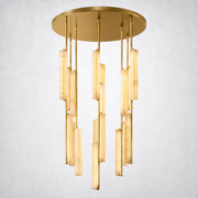 Aoudne Alabaster Round Chandelier 40