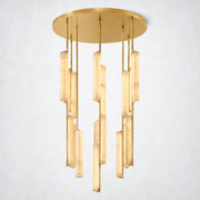 Aoudne Alabaster Round Chandelier 40