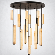 Aoudne Alabaster Round Chandelier 40