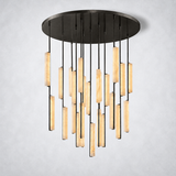 Aoudne Alabaster Round Chandelier 56