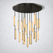 Aoudne Alabaster Round Chandelier 56