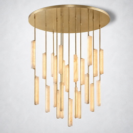 Aoudne Alabaster Round Chandelier 56