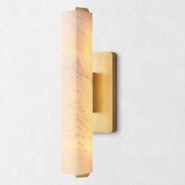 Aoudne Alabaster Single Sconce