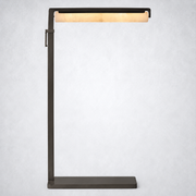 Aoudne Alabaster Task Floor Lamp