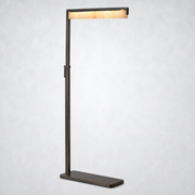 Aoudne Alabaster Task Floor Lamp