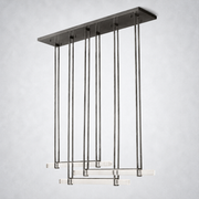Aoudne Triple Bar Linear Chandelier