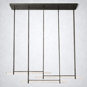Aoudne Triple Bar Linear Chandelier