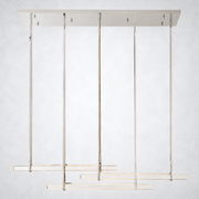 Aoudne Triple Bar Linear Chandelier