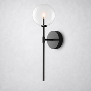 Lecia Glass Globe Wall Sconce
