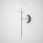 Lecia Glass Globe Wall Sconce