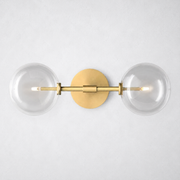 Lecia Glass Globe Wall Sconce