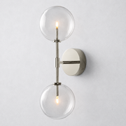 Lecia Glass Globe Wall Sconce