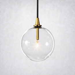 Lecia Glass Globe Pendant Light 6