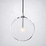 Lecia Glass Globe Pendant Light 6