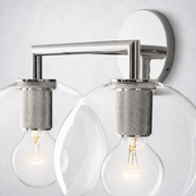 Utilitaire Globe Double Wall Sconce