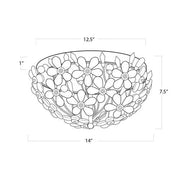 Frame Crystal Flush Mount