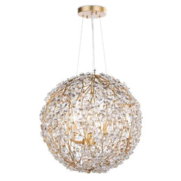 Frame 6 Lights Spherical Chandelier 20