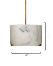Elancourt Alabaster Pendant