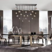 Paus Pearl Linear Chandelier 72