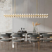 Arcanie Crystal Rectangular Chandelier 72
