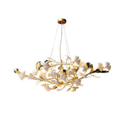 Gingko Ceramic Luxury Chandelier Style D