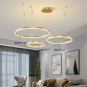 Kora Multi Rings Gold Chandelier