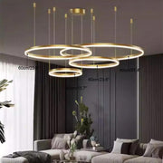 Kora Multi Rings Gold Chandelier
