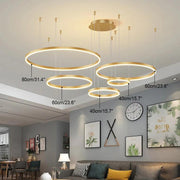 Kora Multi Rings Gold Chandelier