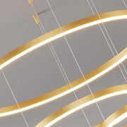 Kora Multi Rings Gold Chandelier