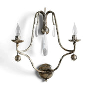 Lyra Crystal 2 Lights Wall Sconce