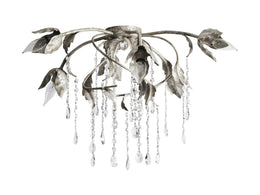 Lyra Crystal Flushmount Ceiling Light