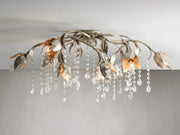 Lyra Crystal Flushmount Ceiling Light