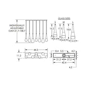 Radiant Linear Chandelier