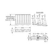 Radiant Linear Chandelier