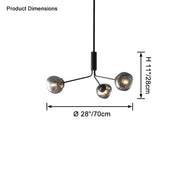 Lava Glass Chandelier